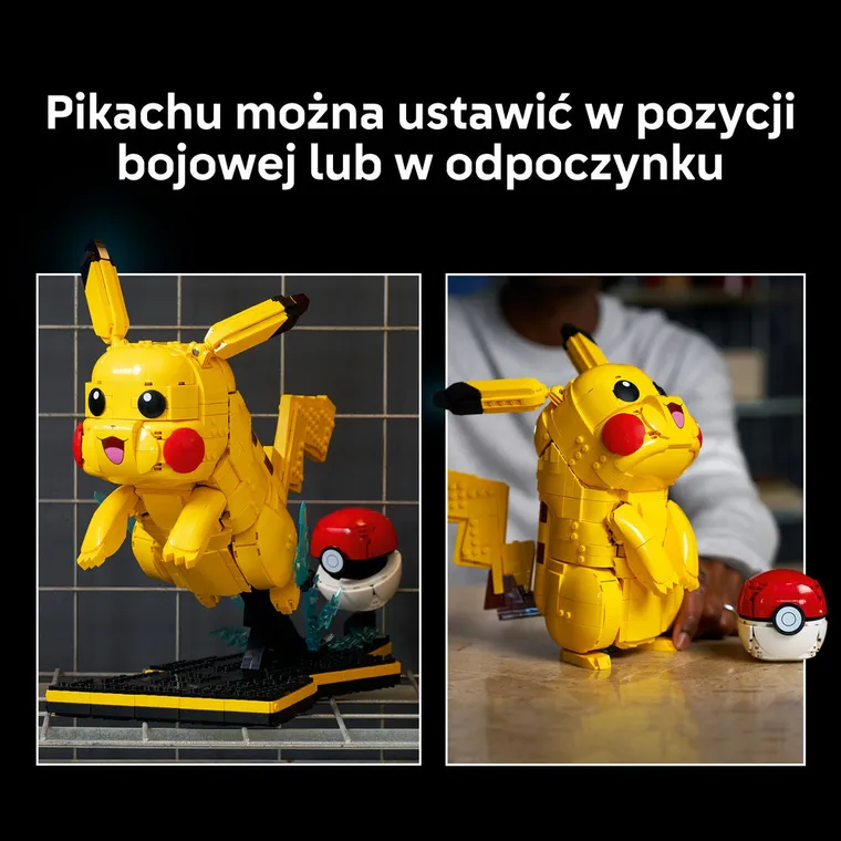 LEGO Pokémon, Pikachu i Pokéball, zestaw dla dorosłych, 72152
