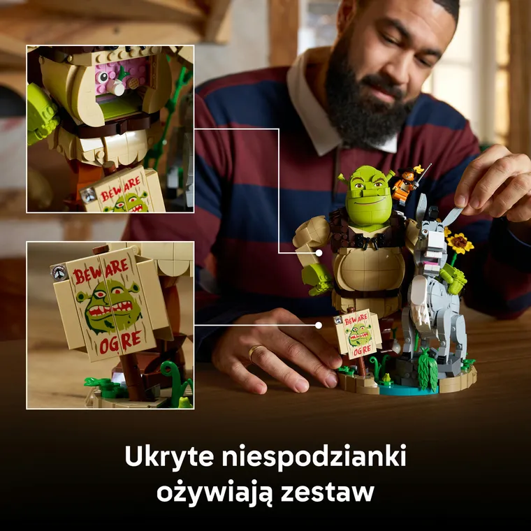 LEGO Shrek, Shrek, Osioł i Kot w butach, 72423