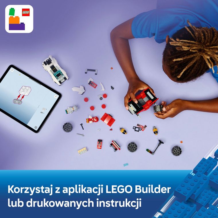 LEGO Sonic the Hedgehog, Silver w samochodzie kontra Knuckles w monster trucku, 77118