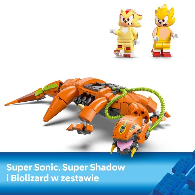 LEGO Sonic The Hedgehog, Super Shadow kontra Biolizard, 77003
