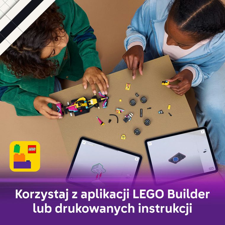 LEGO Speed Champions, Bolid F1 ACADEMY LEGO, 77258