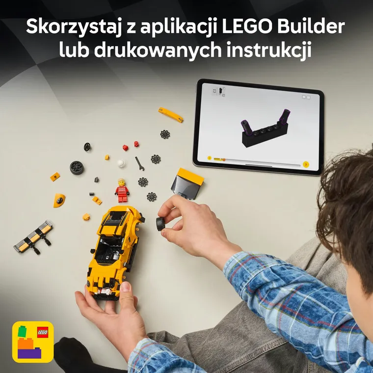 LEGO Speed Champions, Supersamochód Porsche 911 GT3 RS, 77239