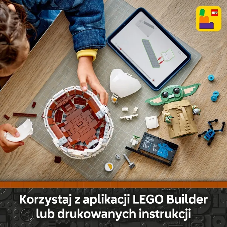 LEGO Star Wars, Grogu w wózku, 75403