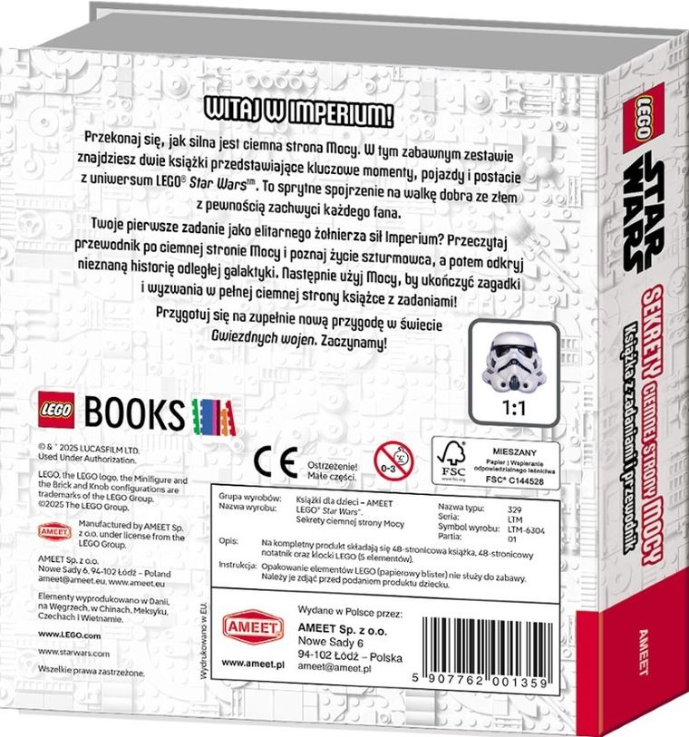 LEGO Star Wars. Sekrety ciemnej strony Mocy + figurka