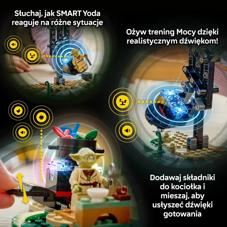 LEGO Star Wars, SMART Play: Chatka Yody i szkolenie Jedi, 75422