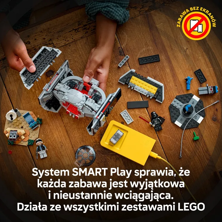 LEGO Star Wars, SMART Play: Myśliwiec TIE Dartha Vadera, 75421