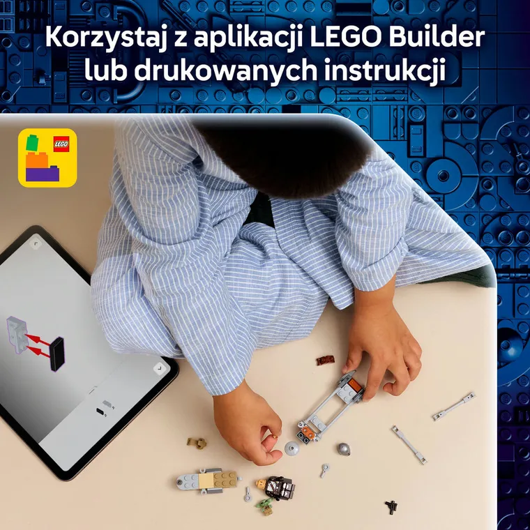 LEGO Star Wars, Śmigacz Mandalorianina i Grogu, 75436