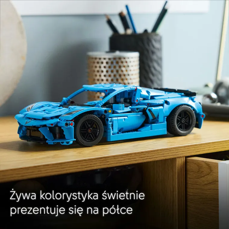 LEGO Technic, Niebieski Chevrolet Corvette Stingray, 42217