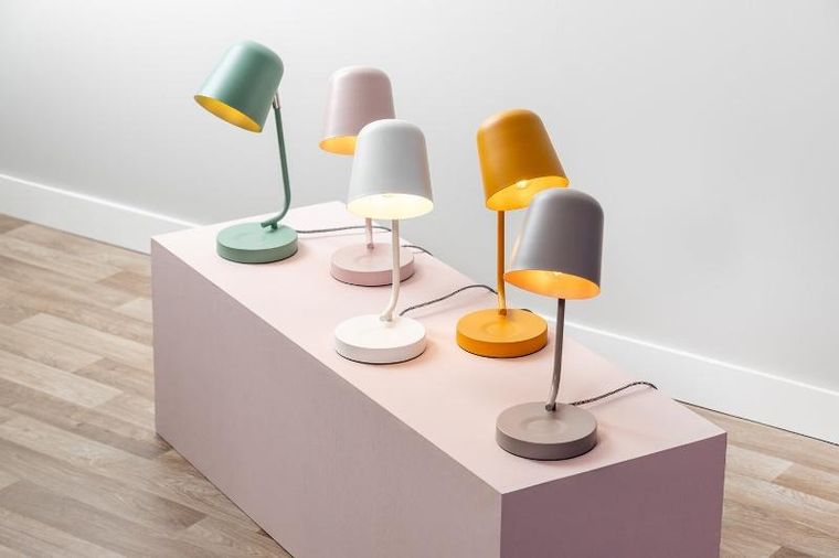 Leitmotiv, lampka na biurko metalowa, Encantar, wys. 38.5 cm