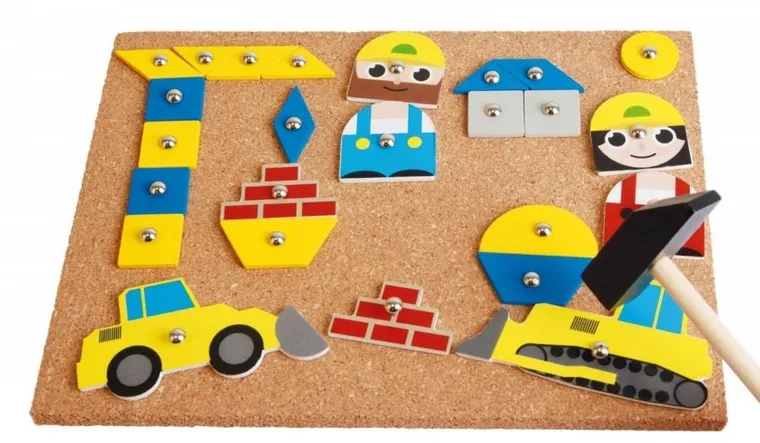 Lena, Przybijanka, zestaw kreatywny, budowlany