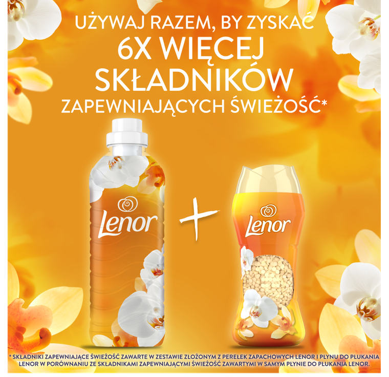 Lenor, Perfume Therapy, płyn do płukania tkanin, 59 prań, Orchid & Vanilla