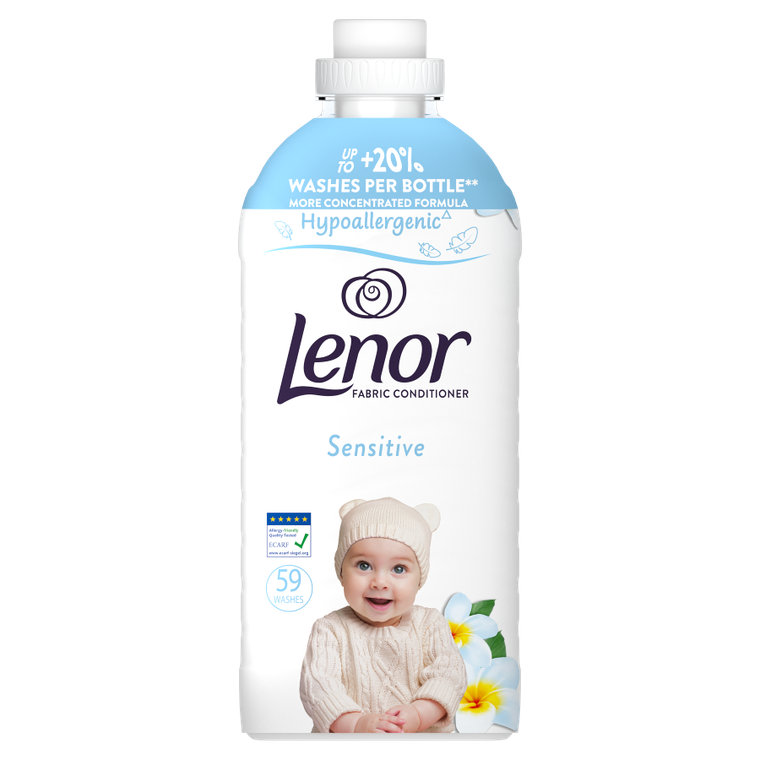 Lenor, płyn do płukania tkanin, 59 prań, Sensitive