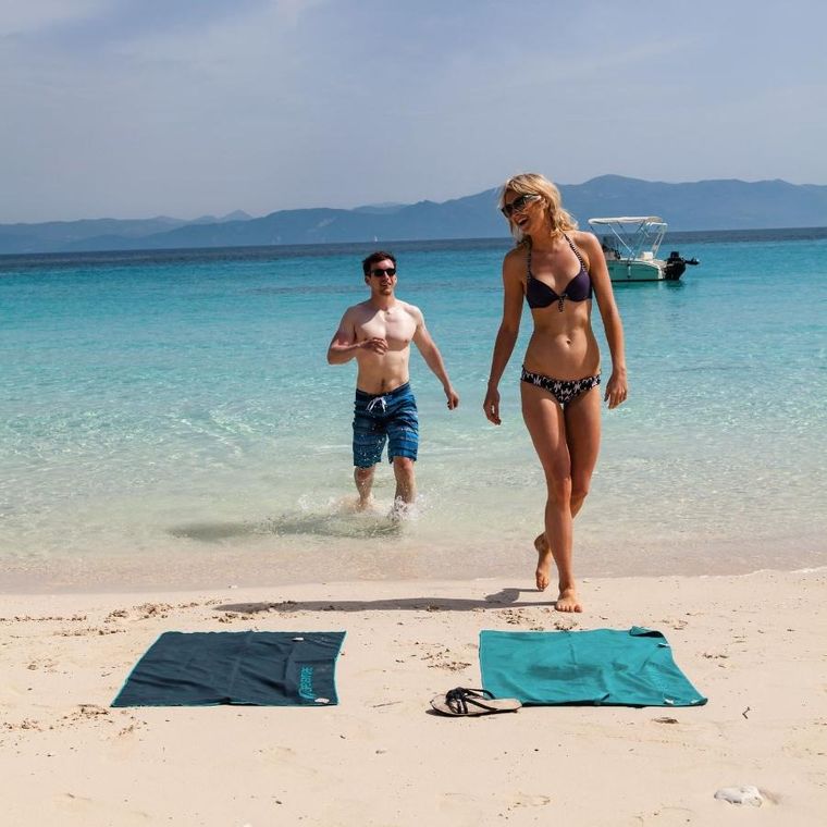 Lifeventure, SoftFibre Recycled Lifeventure, ręcznik szybkoschnący, Starfish, 150-90 cm