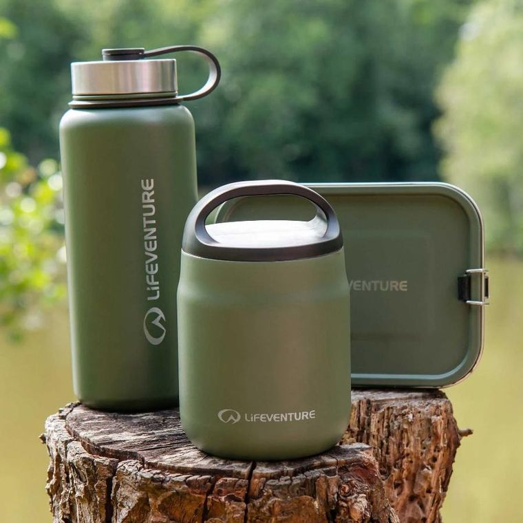 Lifeventure, termos na jedzenie, khaki, 600 ml
