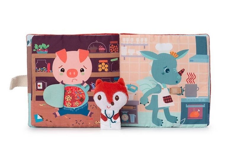 Lilliputiens, Doktor Lisiczka Alice, książeczka aktywizująca z mini-pacynką, 12m+