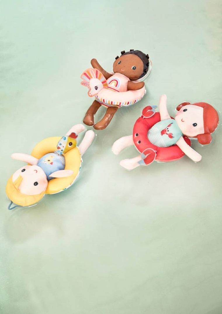 Lilliputiens, Gaspard, laleczka do kąpieli, 6m+