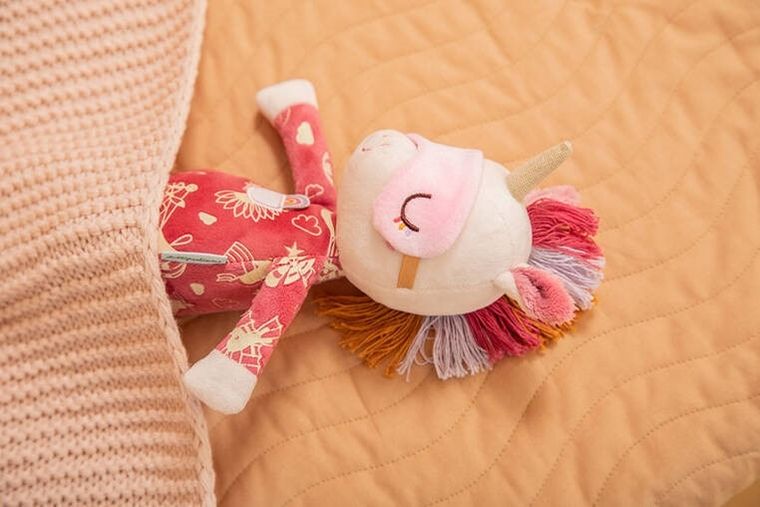 Lilliputiens, Jednorożec Lena, maskotka z elementami fluorescencyjnymi, 6m+