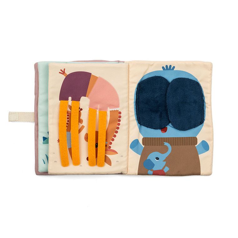 Lilliputiens, Lew Jack, "A kuku", miękka książeczka aktywizująca, 9m+