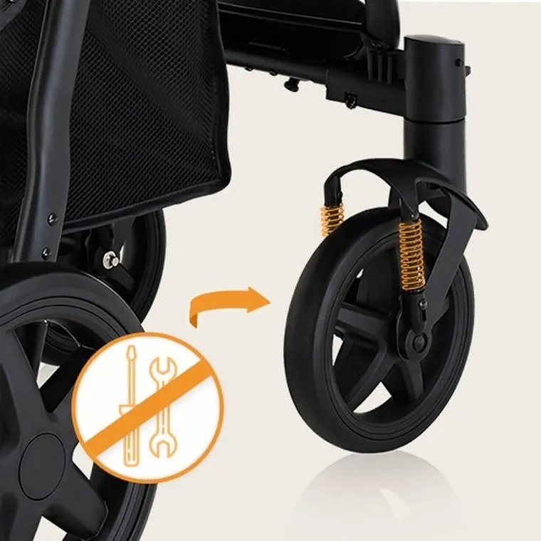 Lionelo, Annet Plus, wózek spacerowy, Concrette