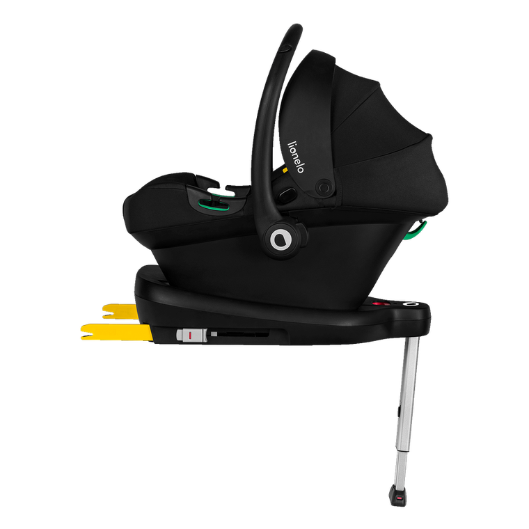 Lionelo, Astrid, fotelik samochodowy z bazą, i-Size, Black Grey, 40-87 cm