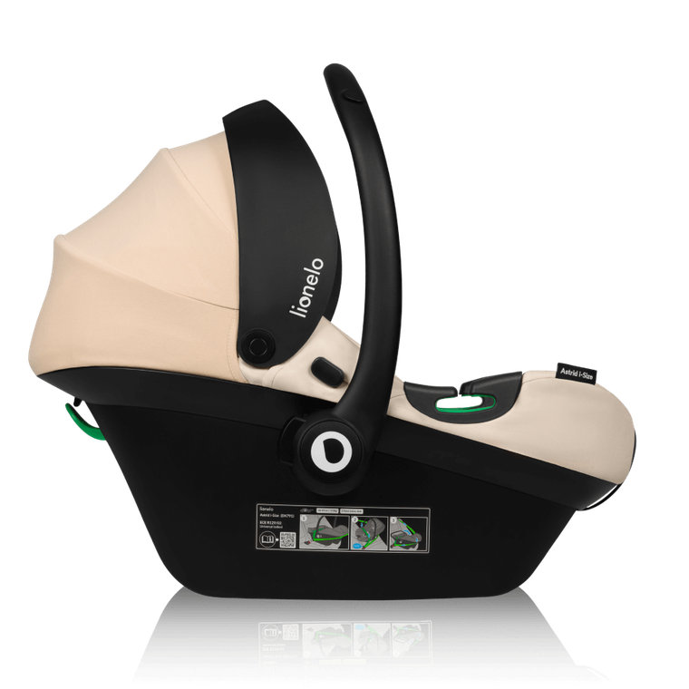 Lionelo, Astrid, I-Size, fotelik samochodowy, Beige Sand, 40-87 cm