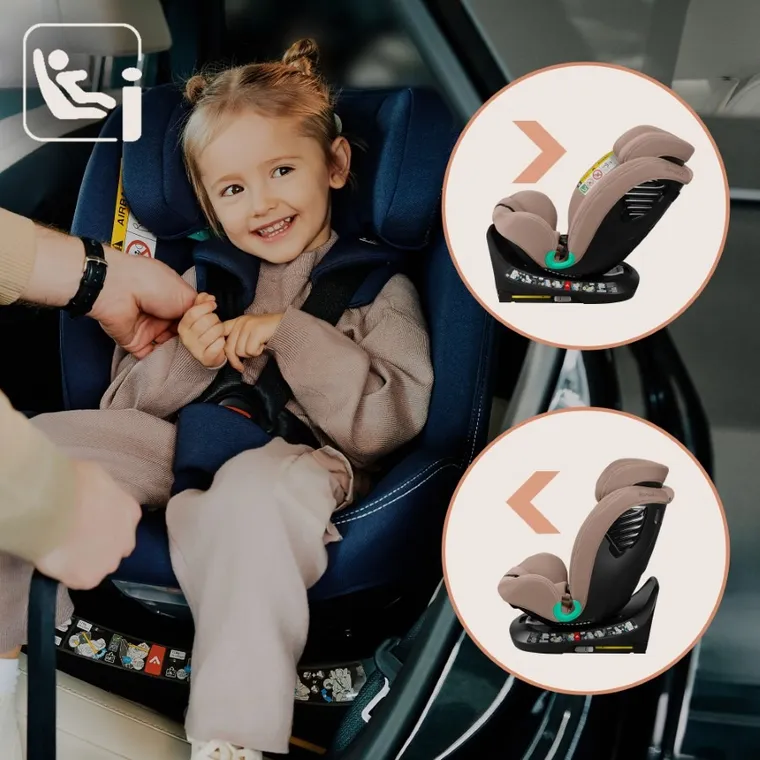 Lionelo, Bastiaan One, I-Size, fotelik samochodowy, Beige Sand, 40-150 cm