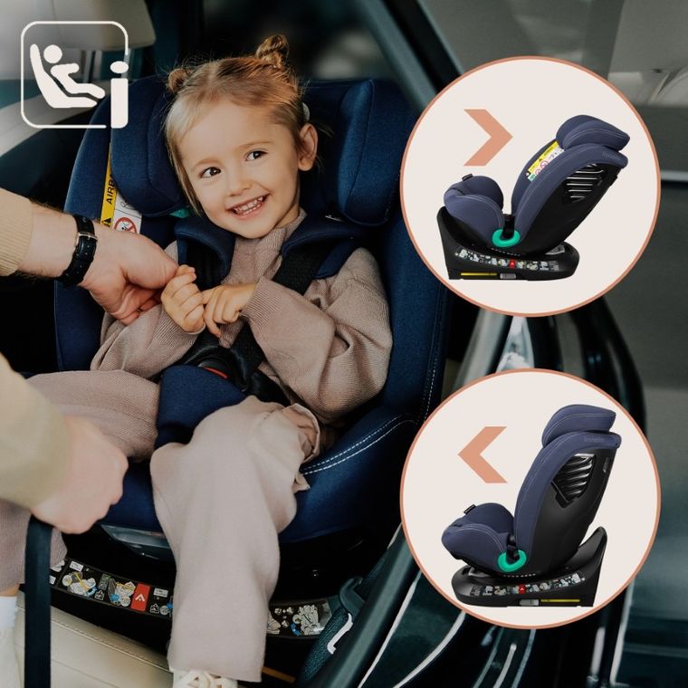 Lionelo, Bastiaan One I-Size, fotelik samochodowy, Blue Navy, 40-150 cm