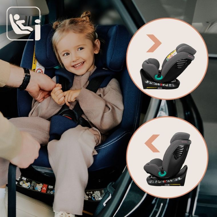 Lionelo, Bastiaan One, I-Size, fotelik samochodowy, Pink Rose, 40-150 cm