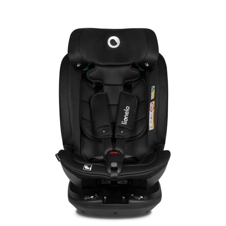 Lionelo, Bastiaan, RWF, I-size, fotelik samochodowy, Black Carbon, 0-36 kg, 40-150 cm