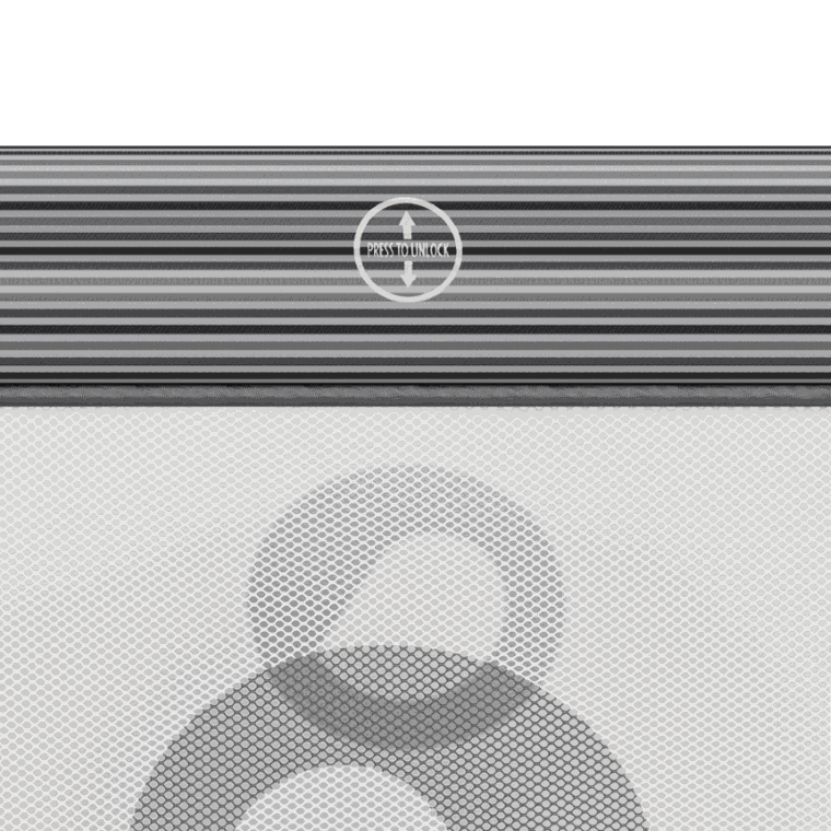 Lionelo, Bonnie, kojec dla dzieci, Grey Stone