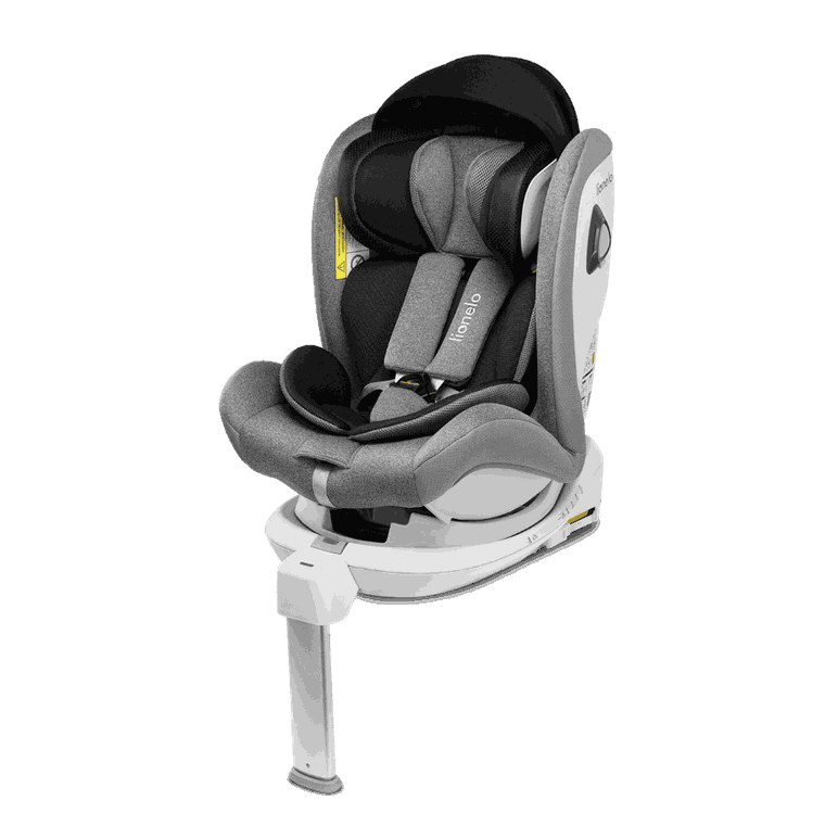 Lionelo, Braam, fotelik samochodowy, 40-150 cm, Grey Stone