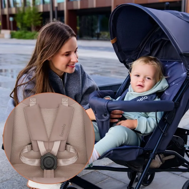 Lionelo, Elia, wózek spacerowy, Beige Taupe