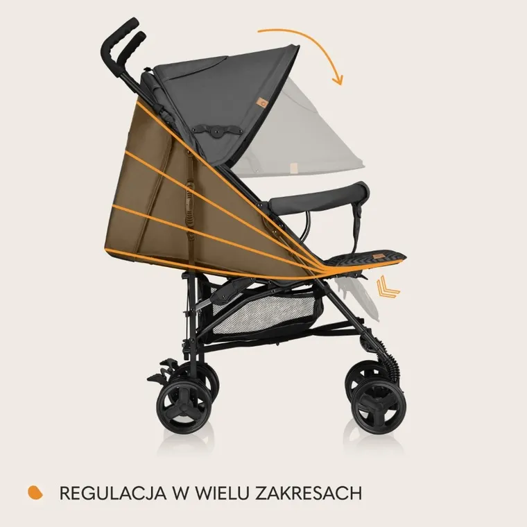 Lionelo, Elia, wózek spacerowy, Graphite