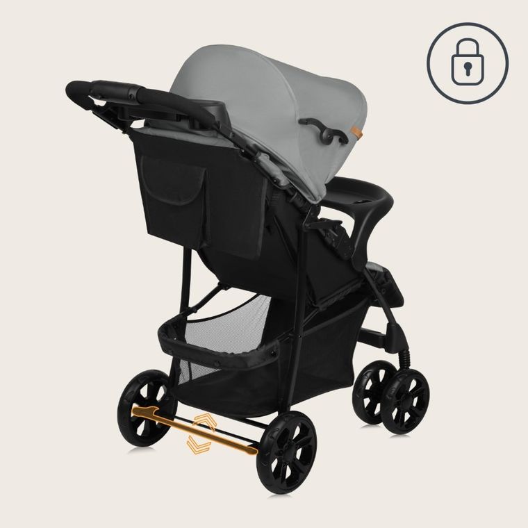 Lionelo, Emma Plus, wózek spacerowy, Grey Dove