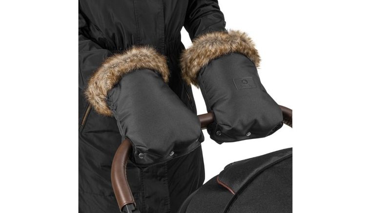 Lionelo, Handmuff, mufki do wózka, Black