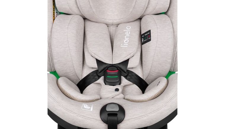 Lionelo, Harmony, fotelik samochodowy, Beige Sand Bamboo, 40-150 cm