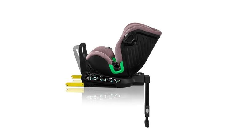 Lionelo, Harmony, I-Size, fotelik samochodowy, Pink Mauve Bamboo, 40-150 cm