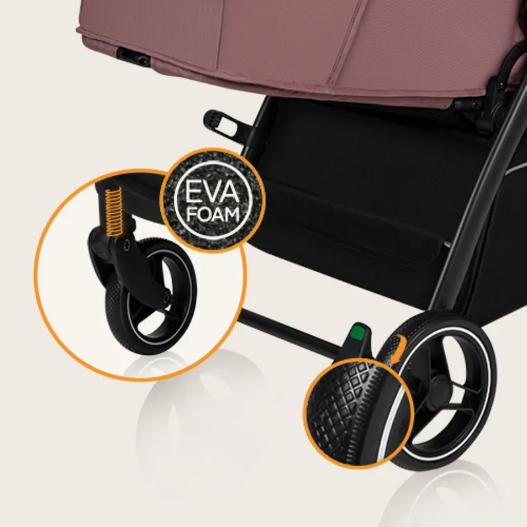 Lionelo, Ingrid, wózek spacerowy, Pink Mauve