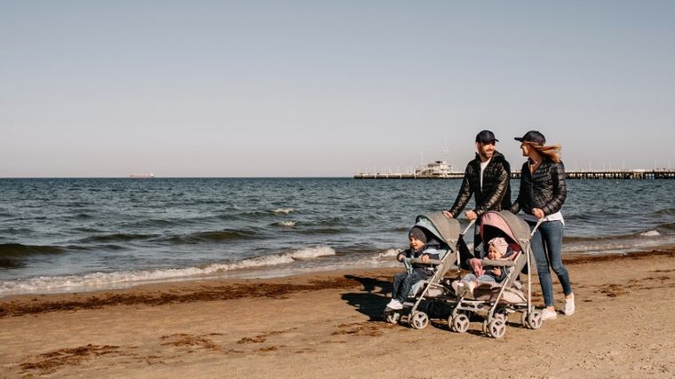 Lionelo, Irma, wózek spacerowy, Black