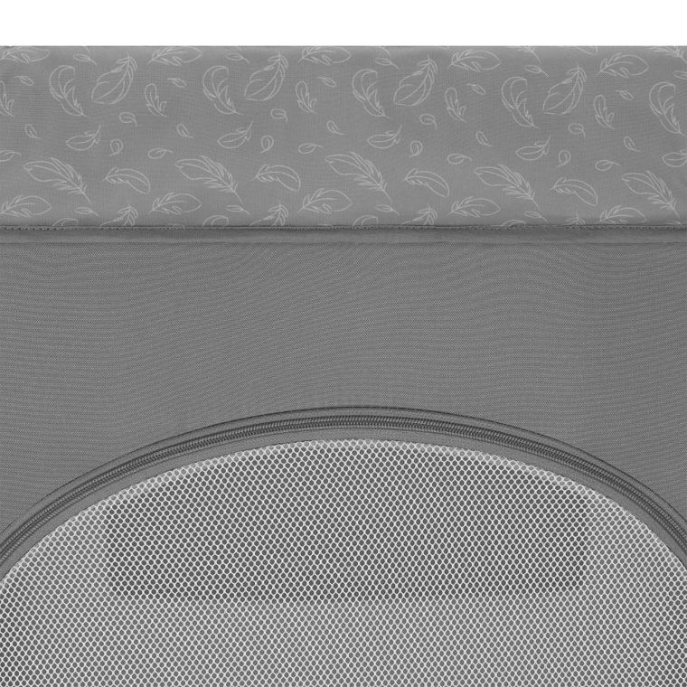 Lionelo, Jasmin, Easy Fold, łóżeczko turystyczne, grey stone