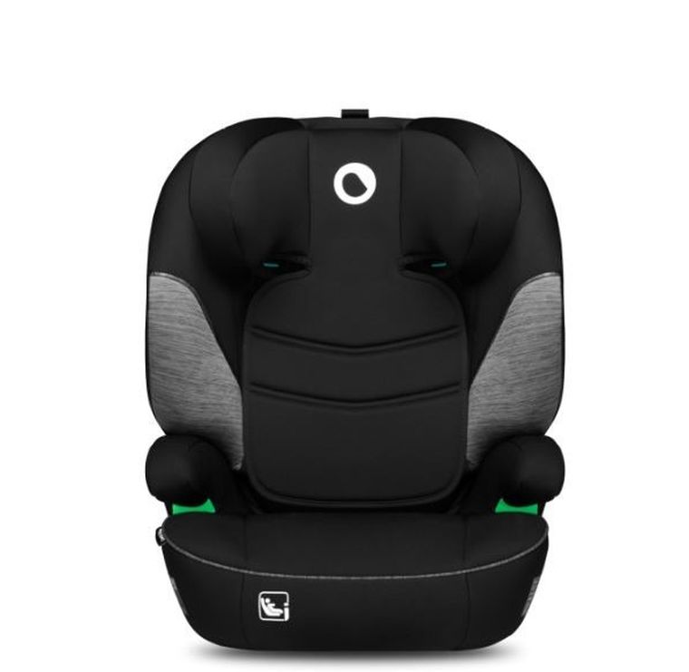 Lionelo, Lars, I-size, fotelik samochodowy, 100-150 cm, Black Grey