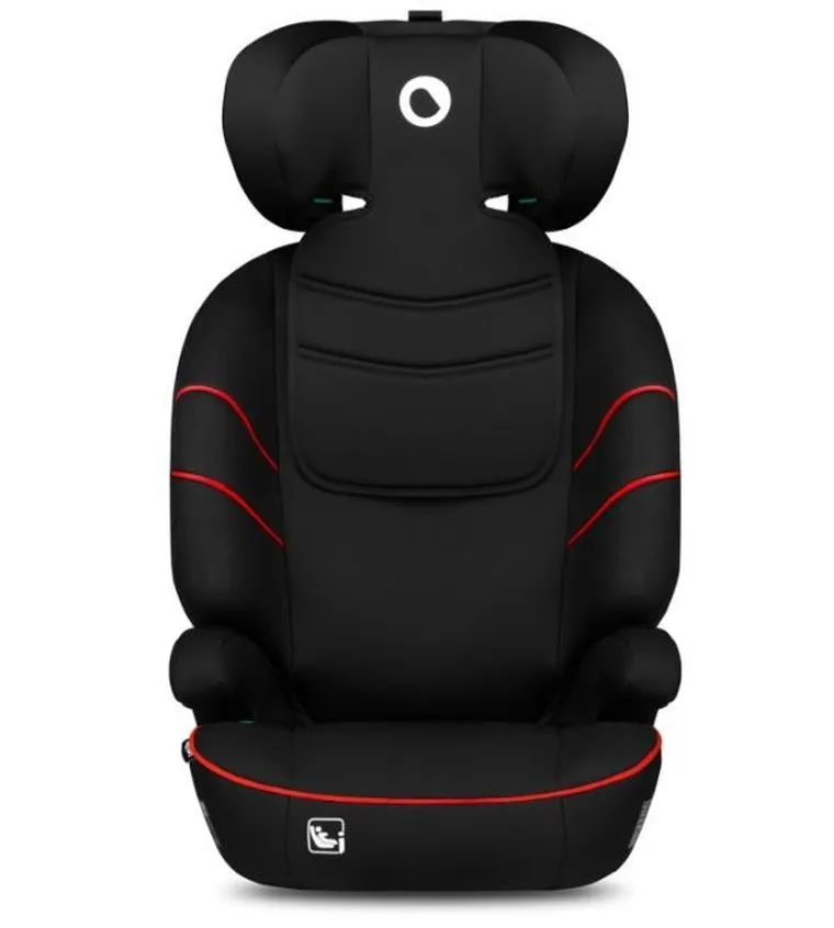 Lionelo, Lars, I-size, fotelik samochodowy, 100-150 cm, Sporty Black Red