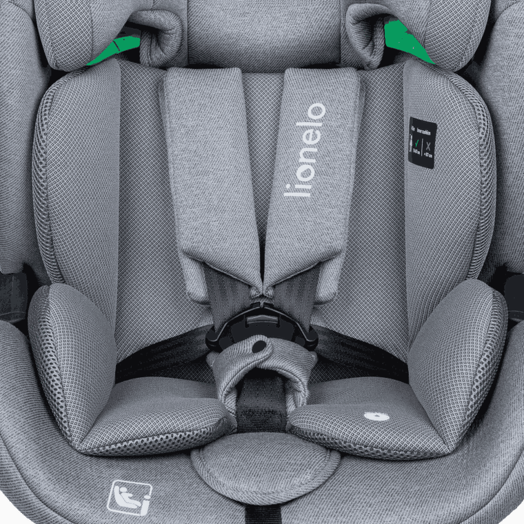 Lionelo, Lavender I-Size, fotelik samochodowy, Grey Stone, 76-150 cm