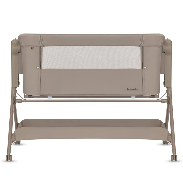 Lionelo, Leonie Plus, łóżeczko dostawne, Beige Taupe