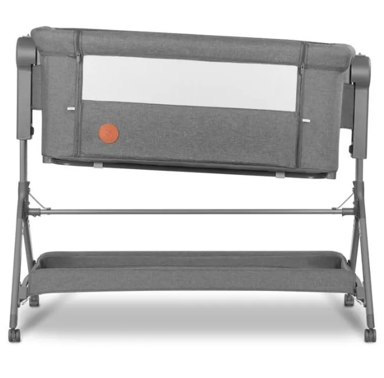 Lionelo, Leonie Plus, łóżeczko dostawne, grey stone