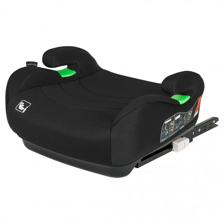 Lionelo, Luuk Fix, I-size, fotelik samochodowy, 125-150 cm, Black Carbon