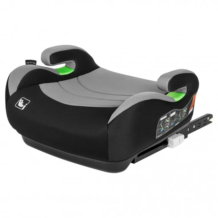 Lionelo, Luuk Fix, I-size, fotelik samochodowy, 125-150 cm, Grey Stone