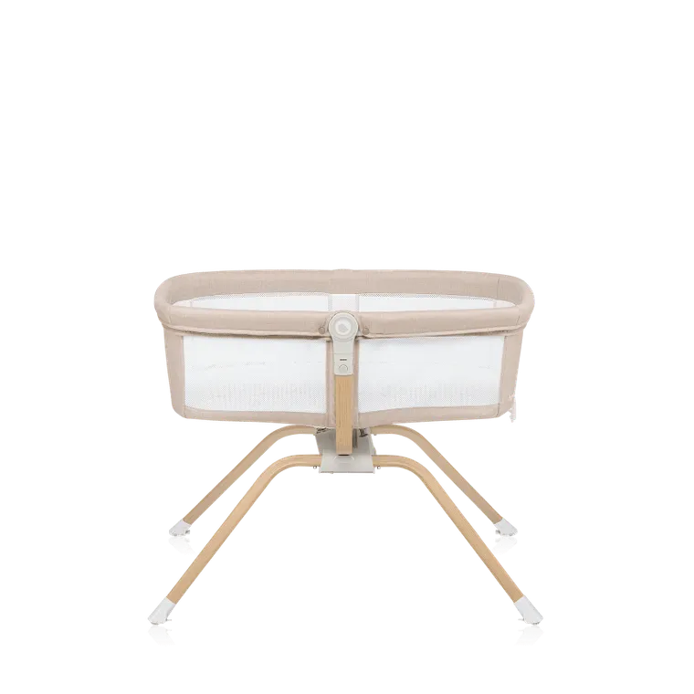 Lionelo, Malin Evo, łóżeczko z funkcją kołyski, beige natural