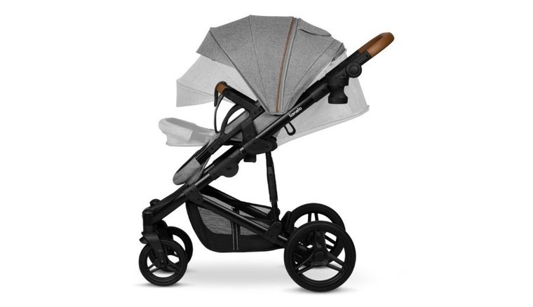 Lionelo, Mari Tour, wózek wielofunkcyjny z zestawem akcesoriów, 2w1, Grey Stone