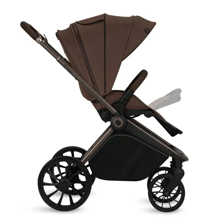 Lionelo, Mika Plus, wózek spacerowy, mocha mousse